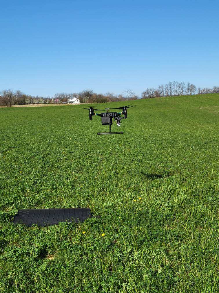 Why are drones being flown over Carwood Farm?