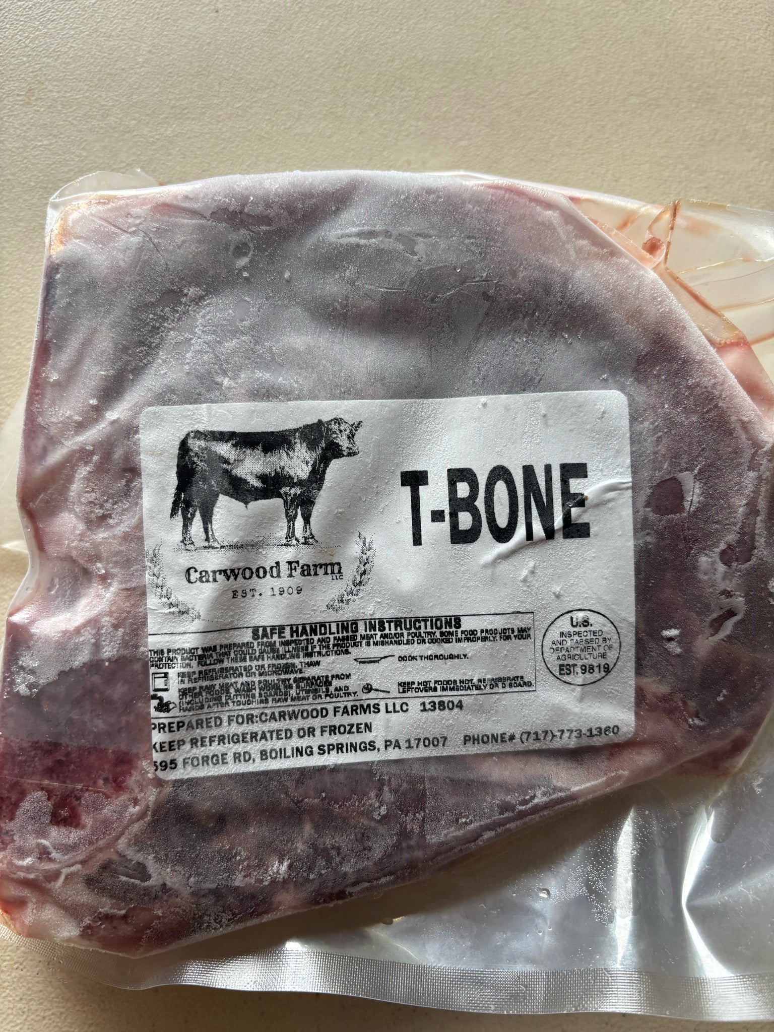 Carwood T Bone Steaks