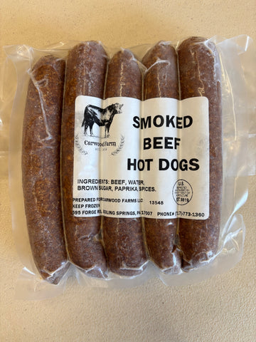 NEW! Carwood Smoked ALL Beef Hot Dogs